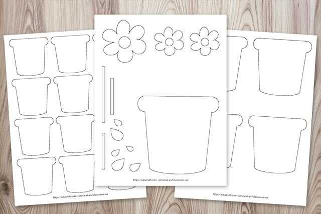 printable flower crafts
