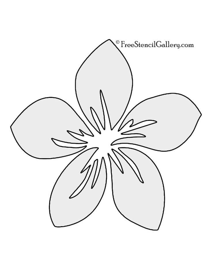 printable flower stencil templates