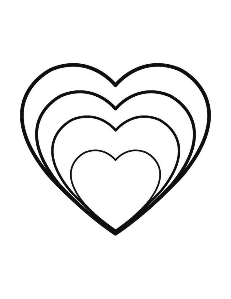 printable free hearts