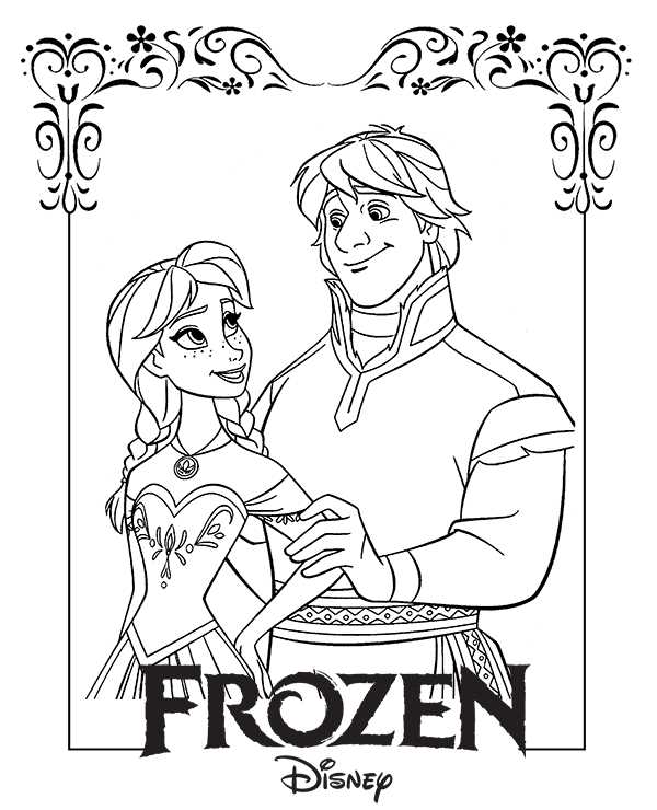 printable frozen colouring pictures