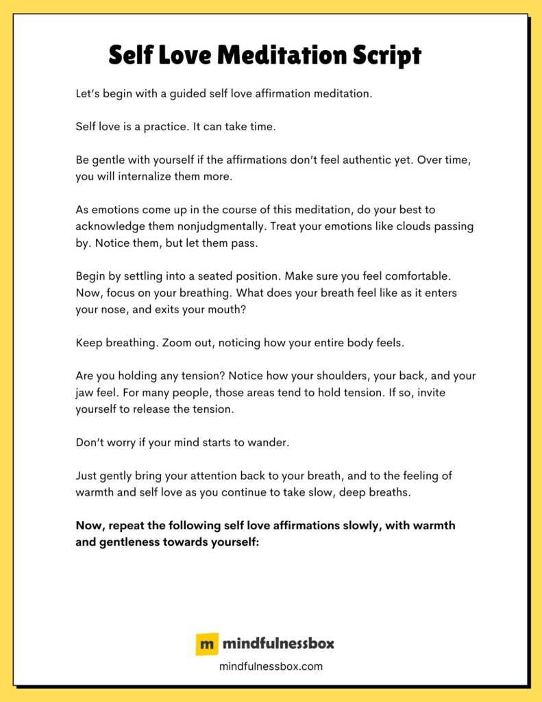 printable guided meditation script printable guided meditation script