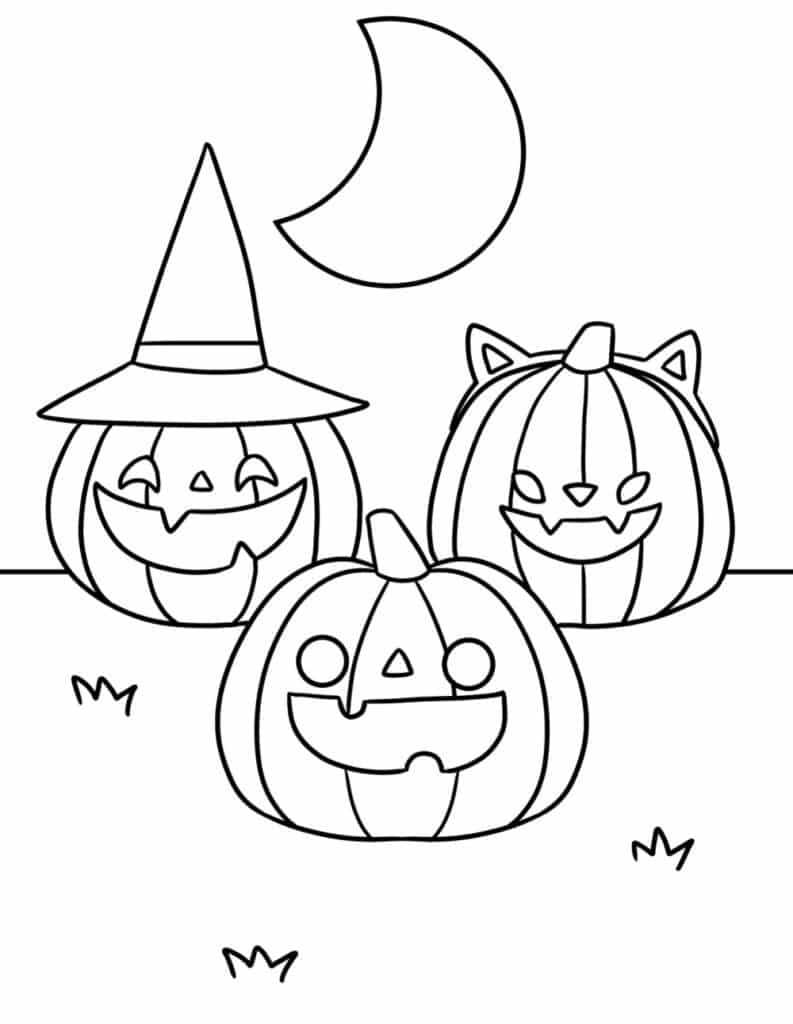 printable halloween coloring