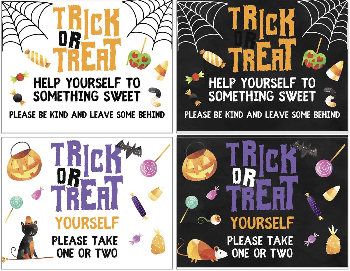 printable halloween signs free