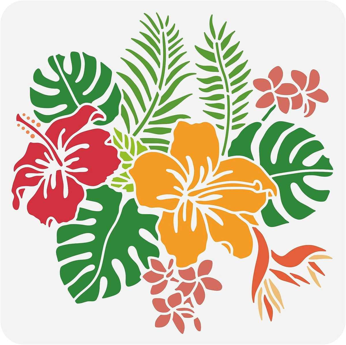 printable hawaiian flowers