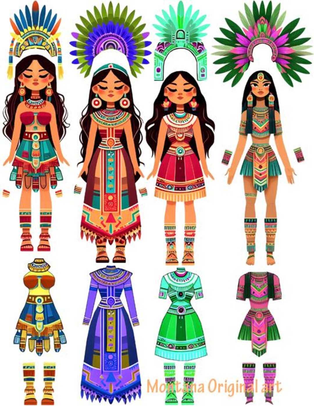 printable hispanic heritage paper doll project printable hispanic heritage paper doll project