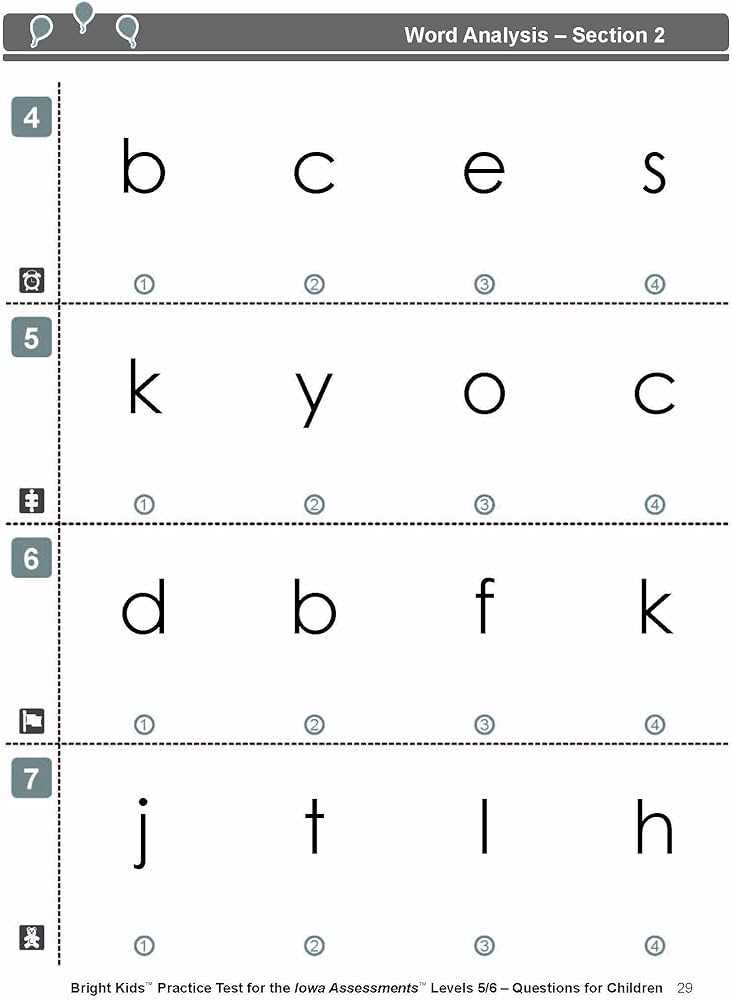 printable iowa test practice free