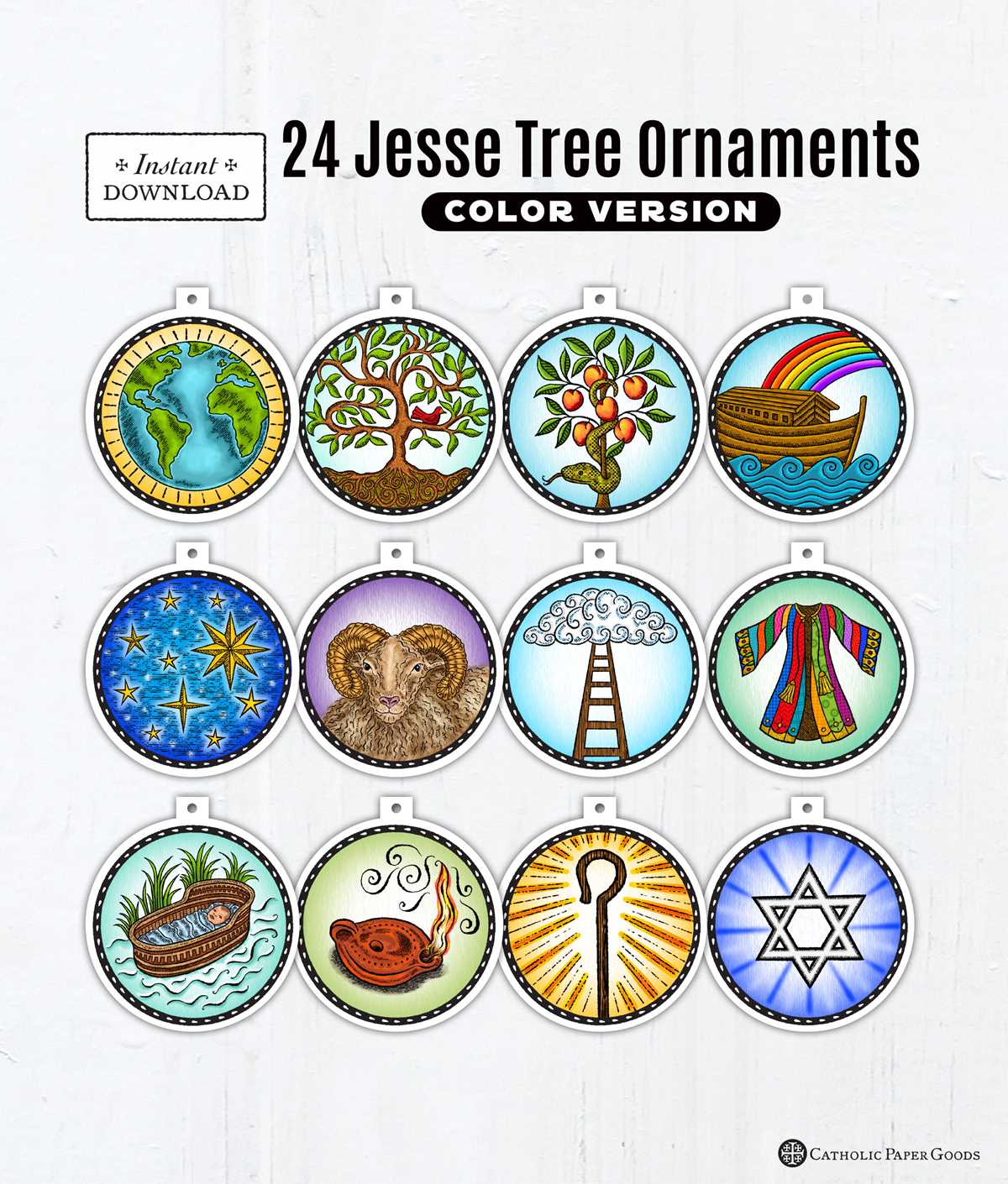 printable jesse tree symbols and meanings