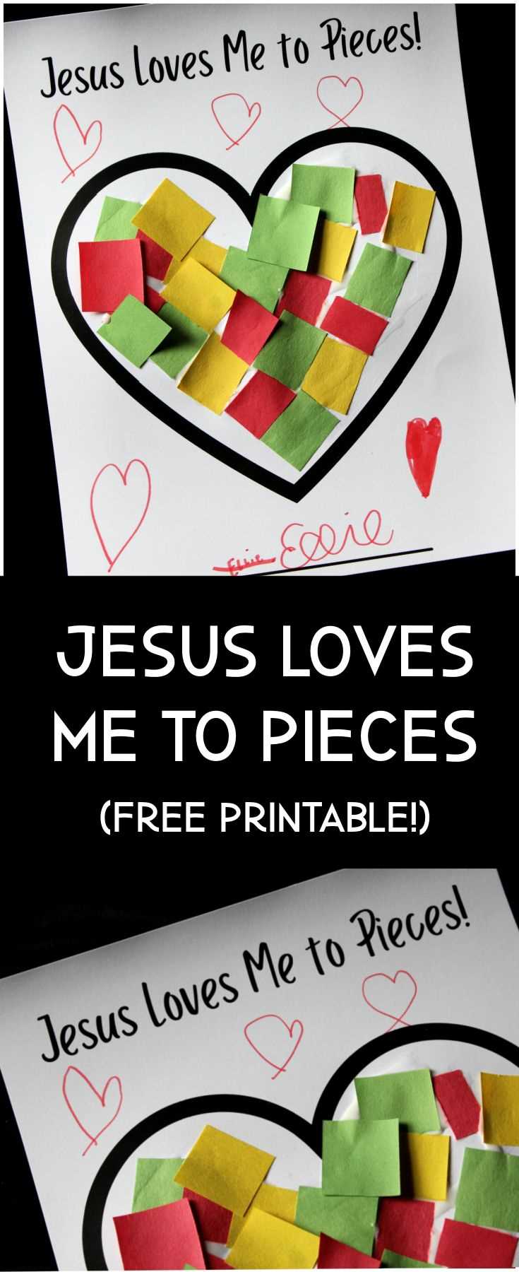 printable jesus loves me