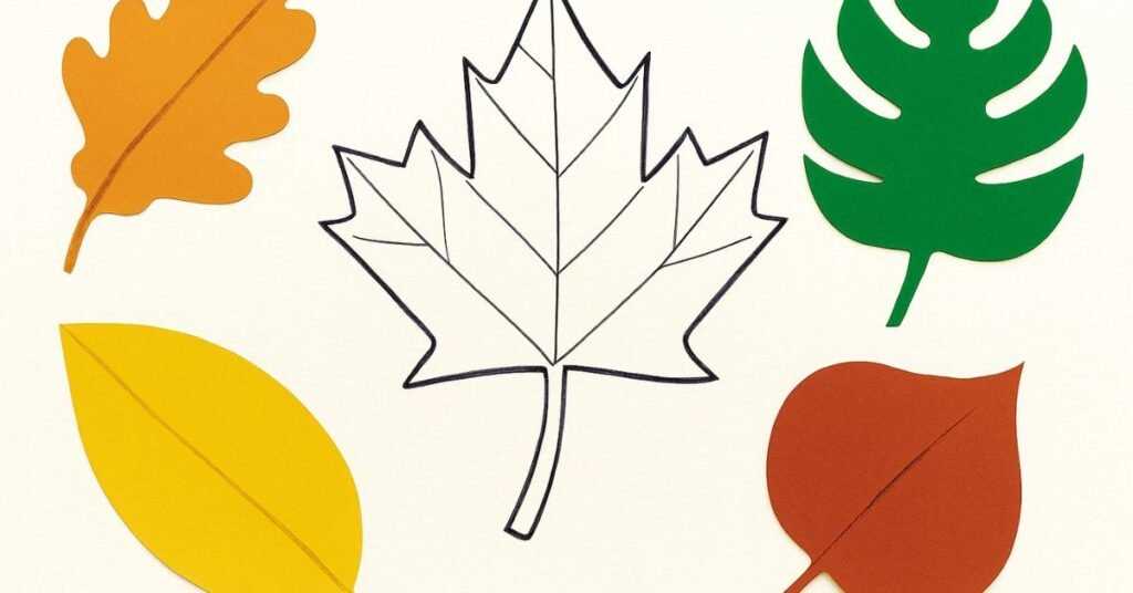 printable leaf shapes printable leaf shapes
