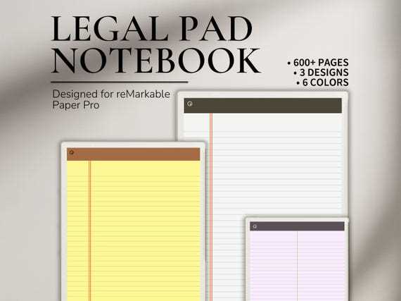 printable legal pad paper