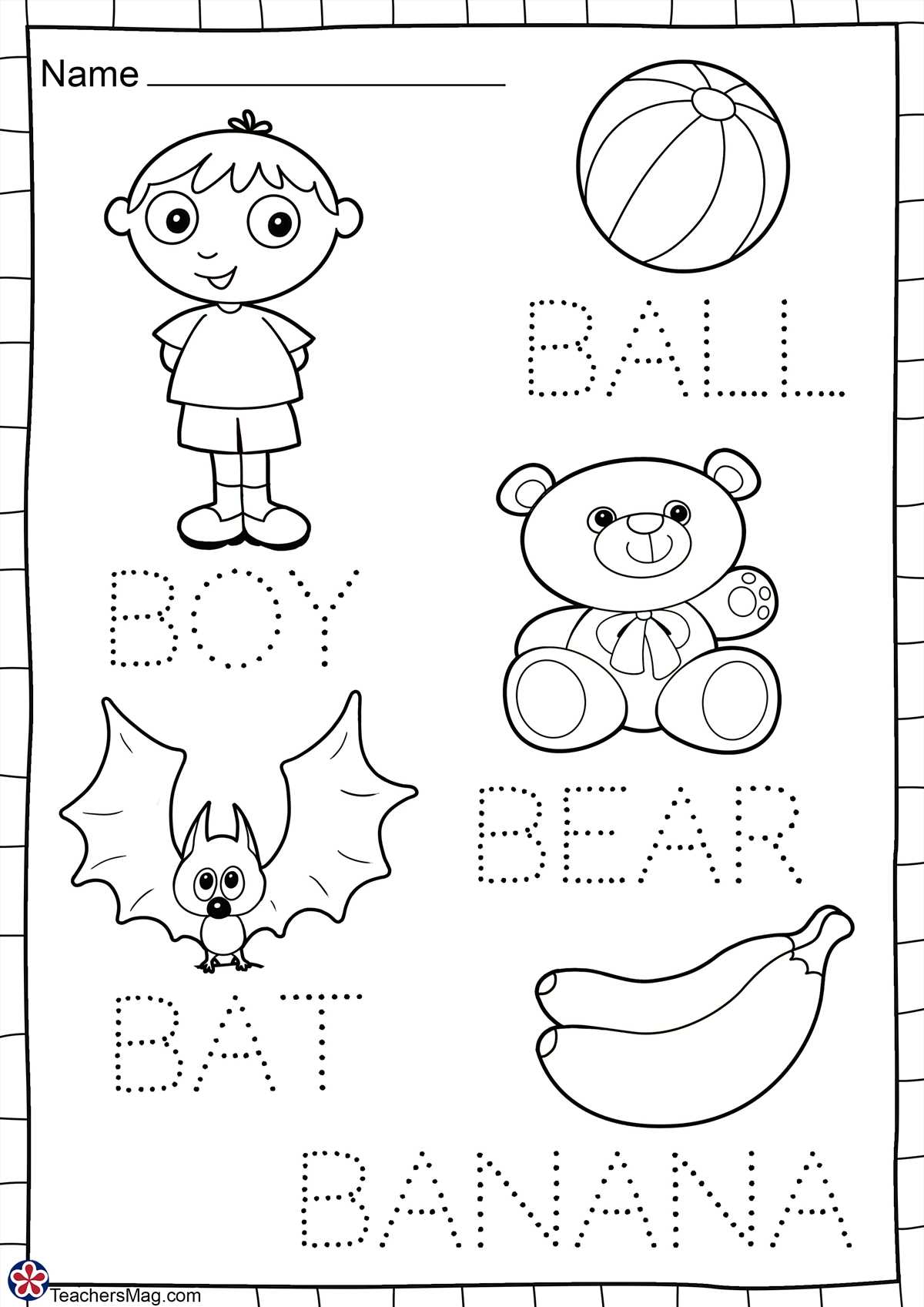 printable letter b activities