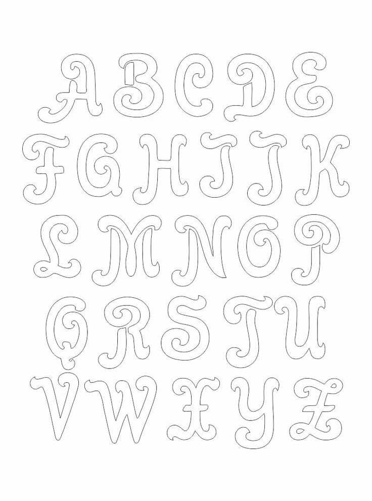 printable letter stencils