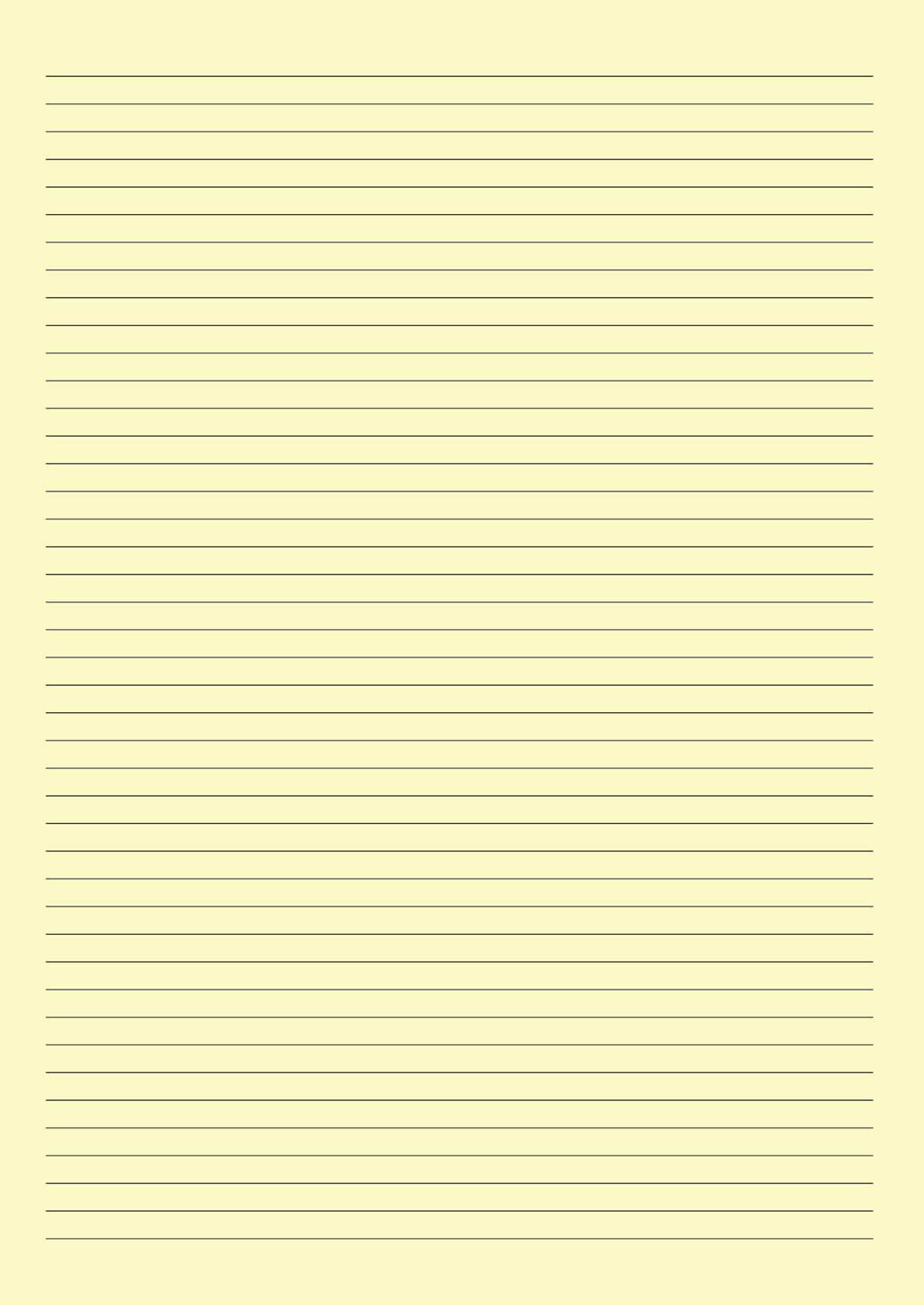 printable lined stationery