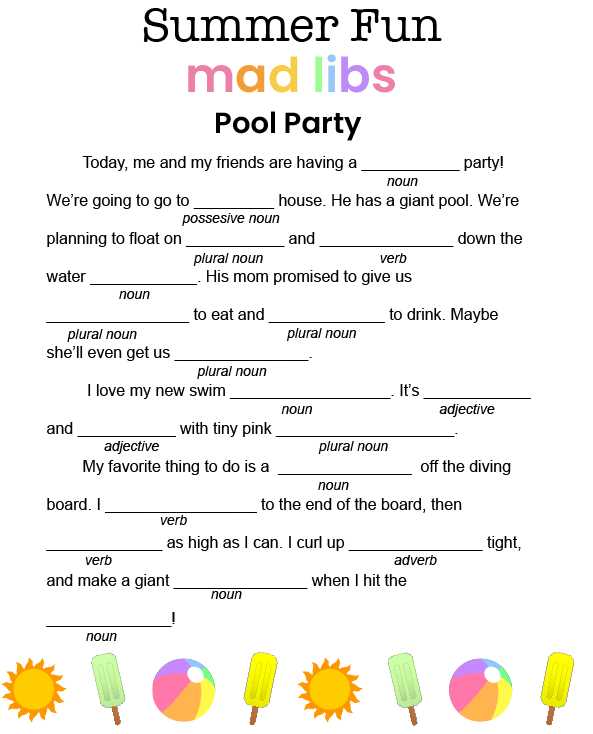 printable mad lib printable mad lib