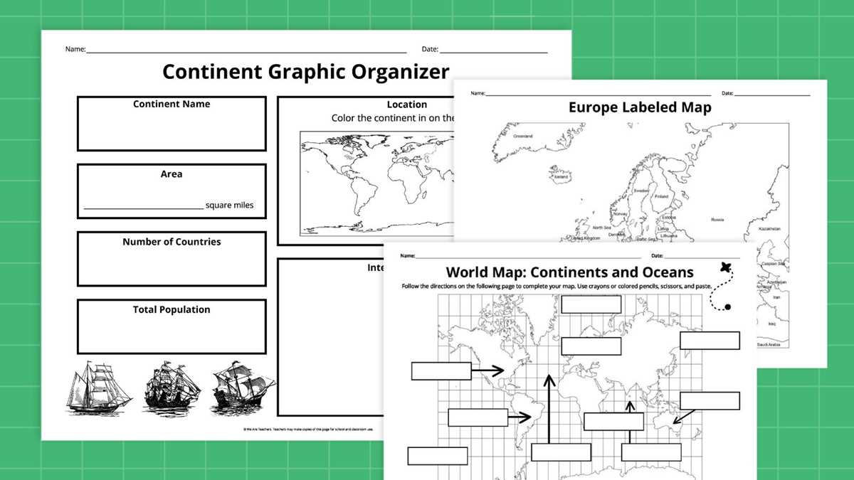 printable map continents printable map continents