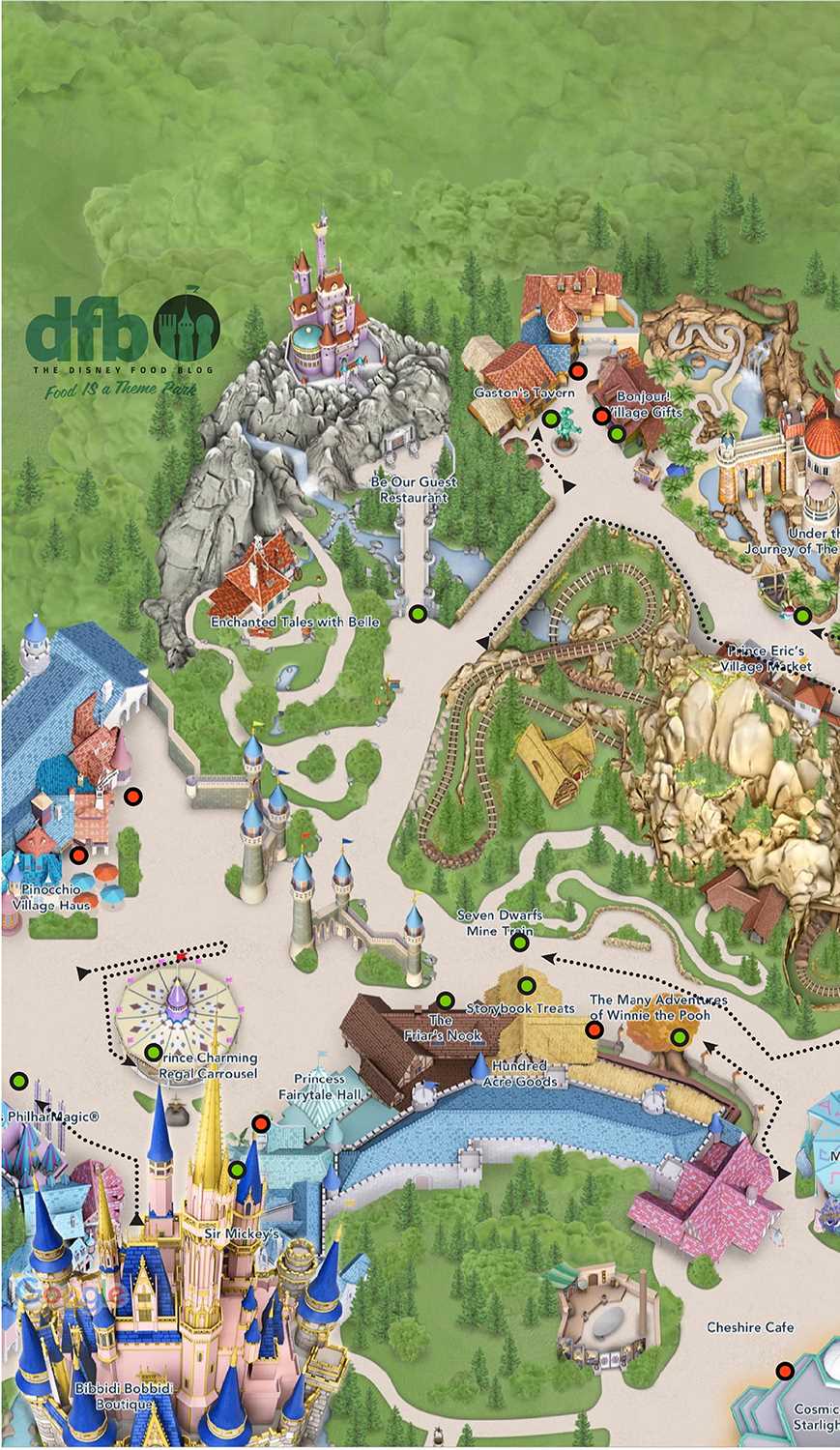printable map of magic kingdom disney world