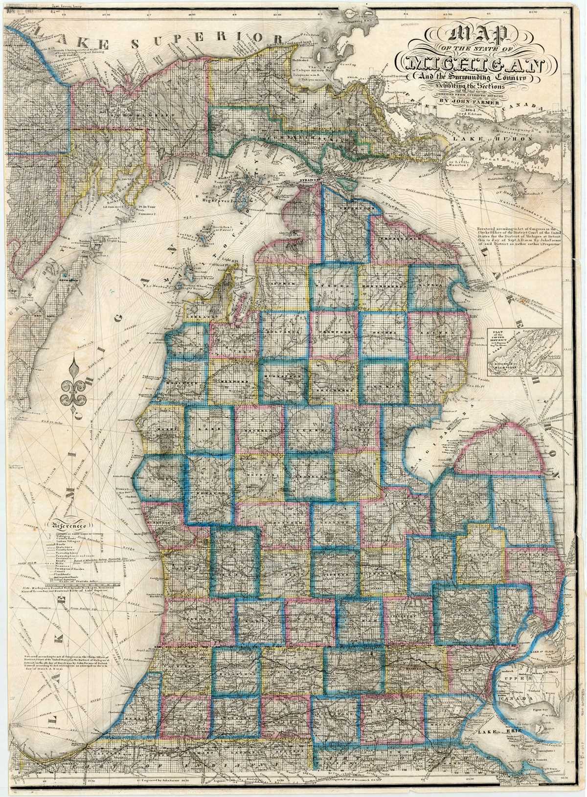 printable map of michigan printable map of michigan