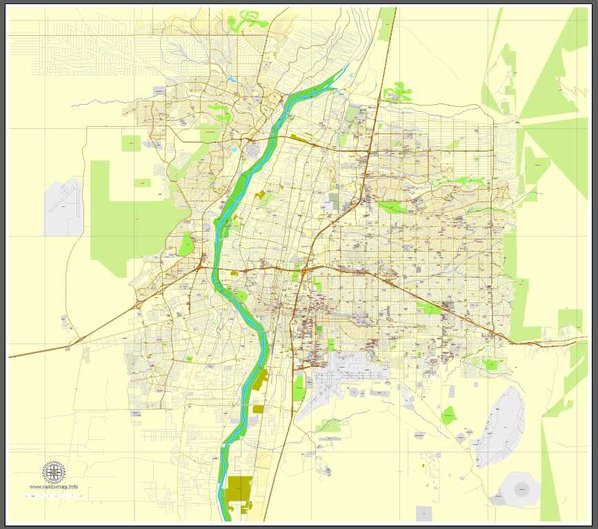 printable map of new mexico