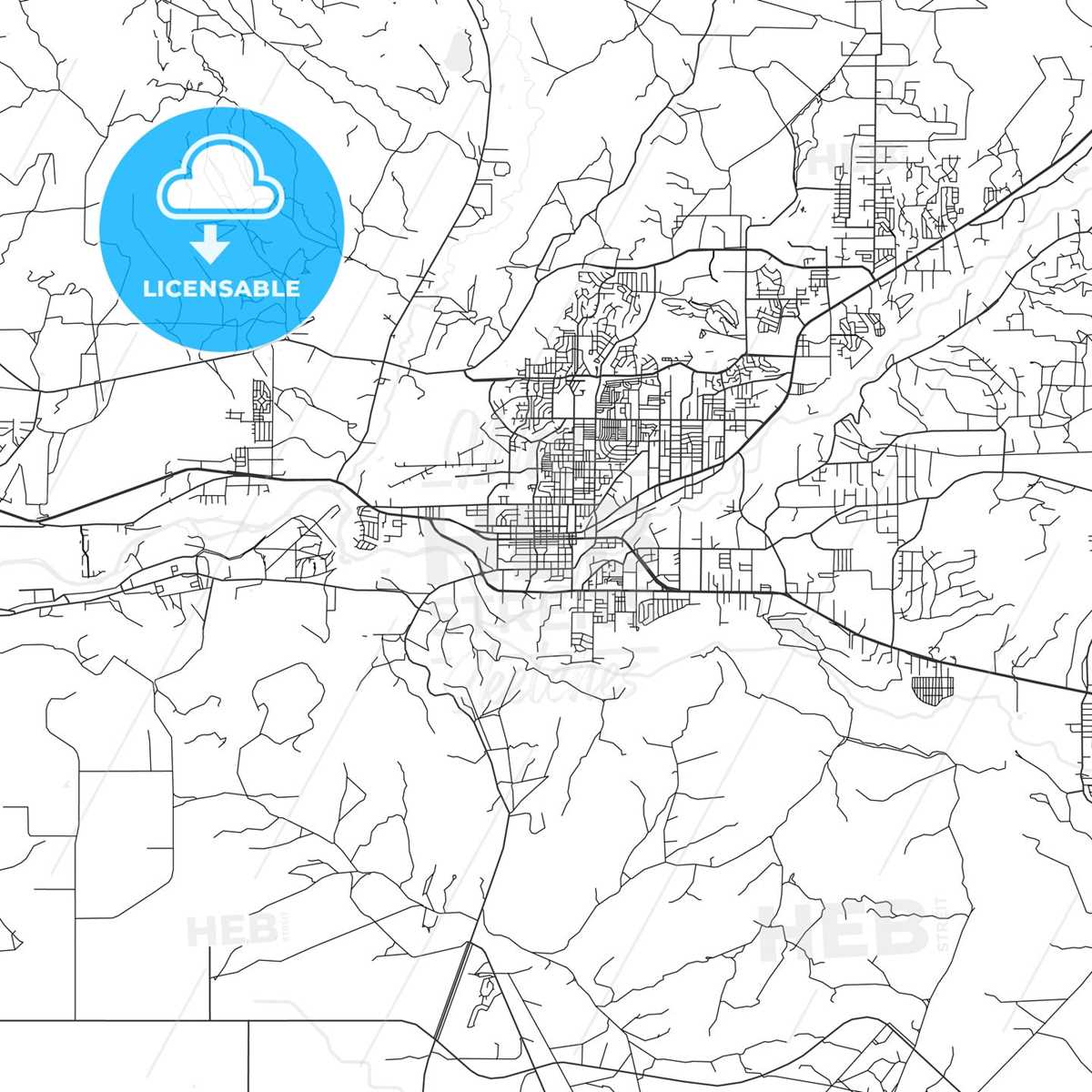 printable map of new mexico