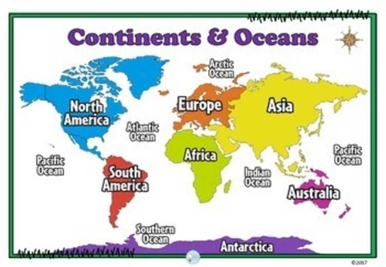 printable map with continents and oceans printable map with continents and oceans