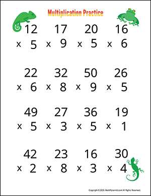 printable math for 3rd graders