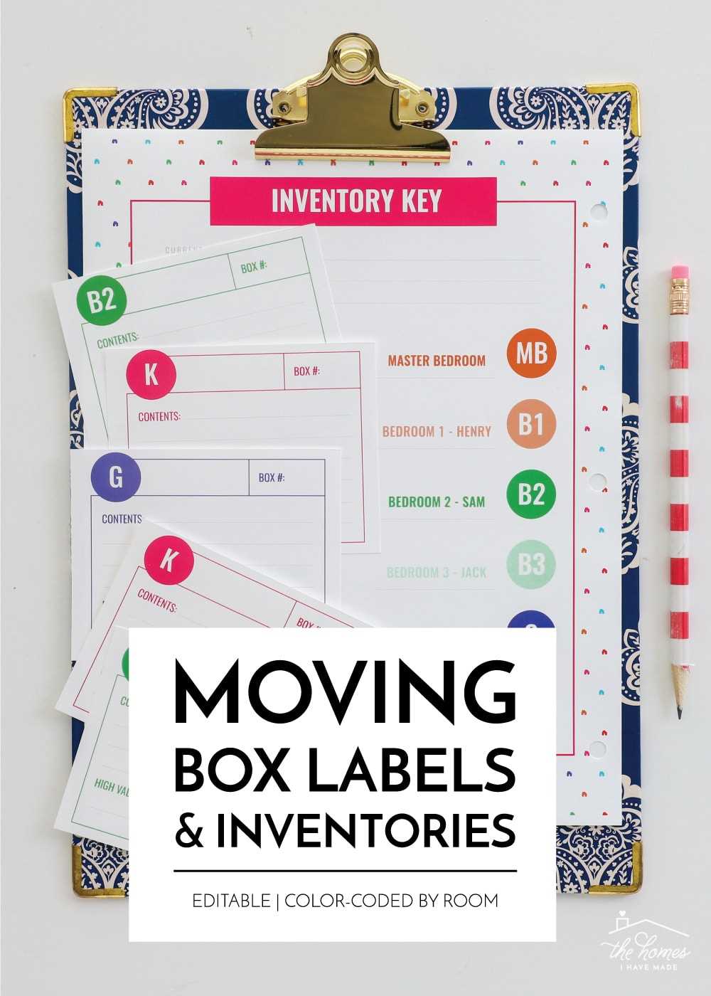 printable moving labels