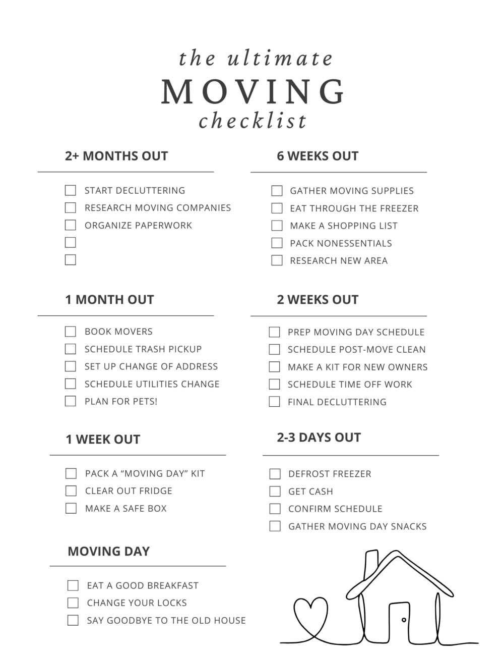 printable moving to do list