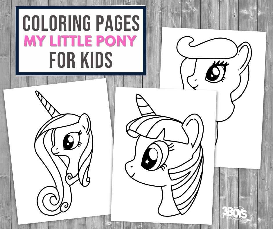 printable my little pony coloring pages