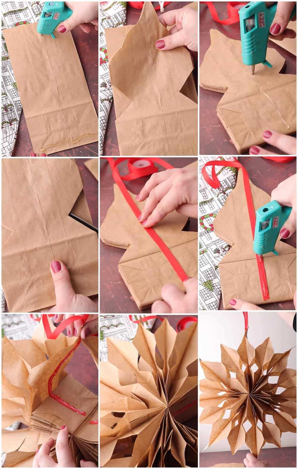 printable paper bag snowflake template