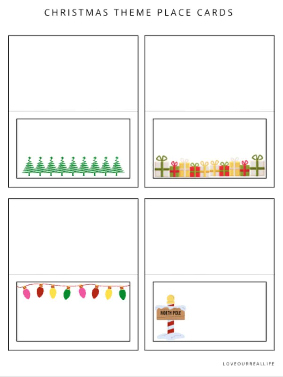 printable place card