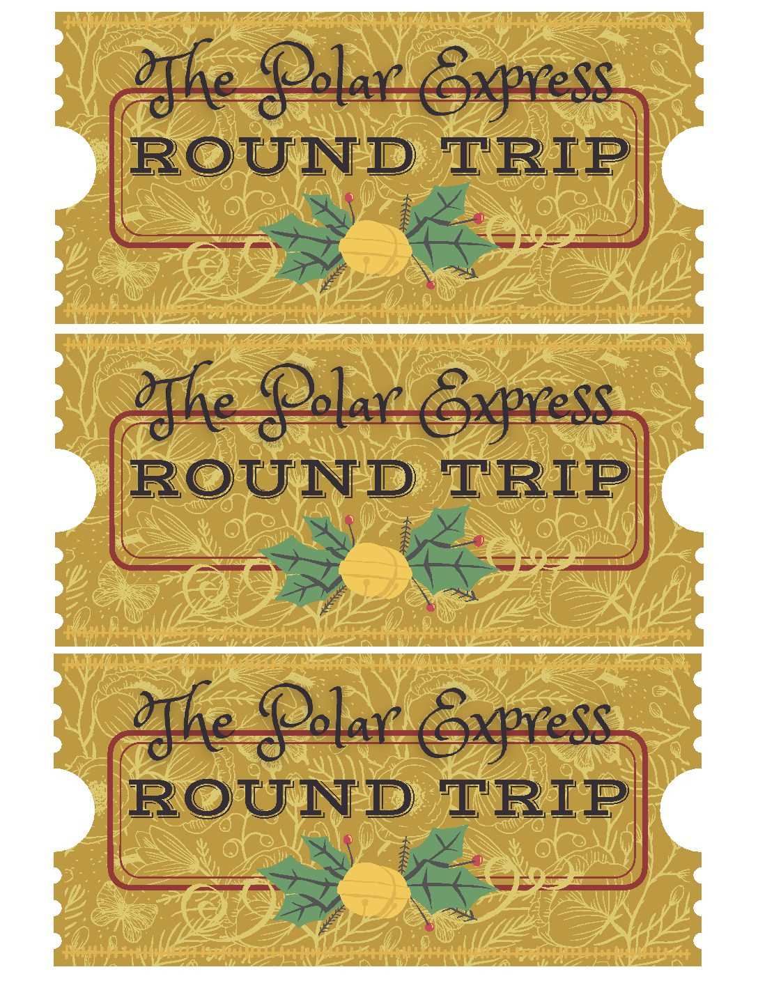 printable polar express