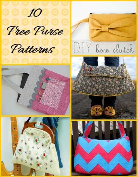printable purse patterns printable purse patterns