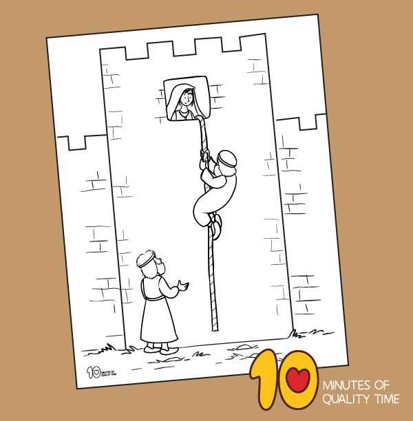 printable rahab and the spies craft
