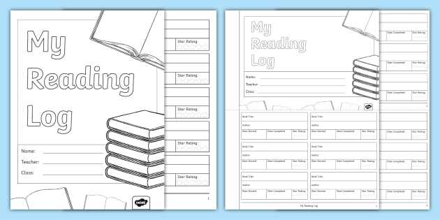 printable reading logs