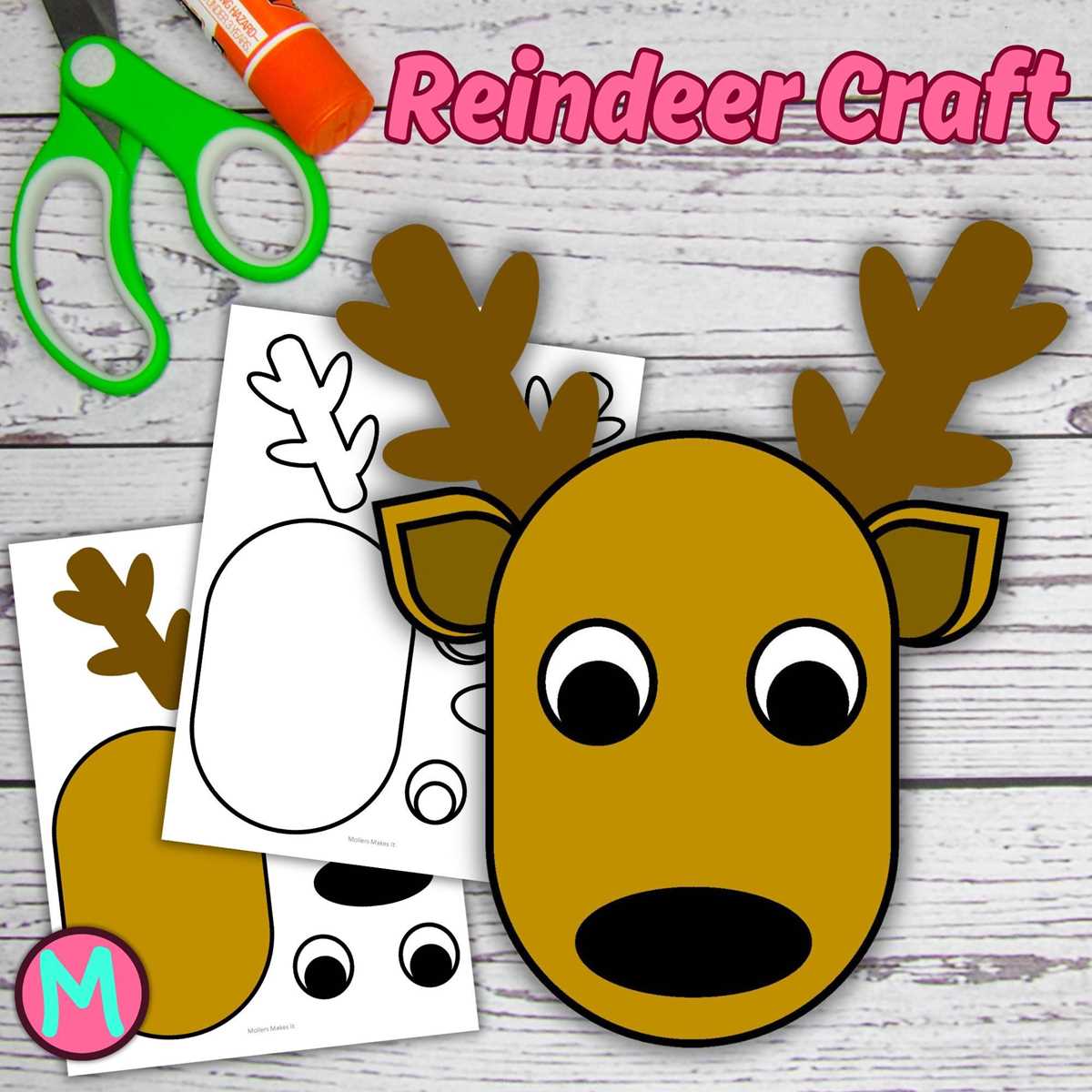 printable reindeer template