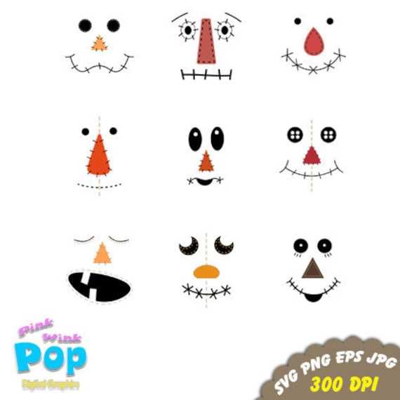 printable scarecrow faces printable scarecrow faces