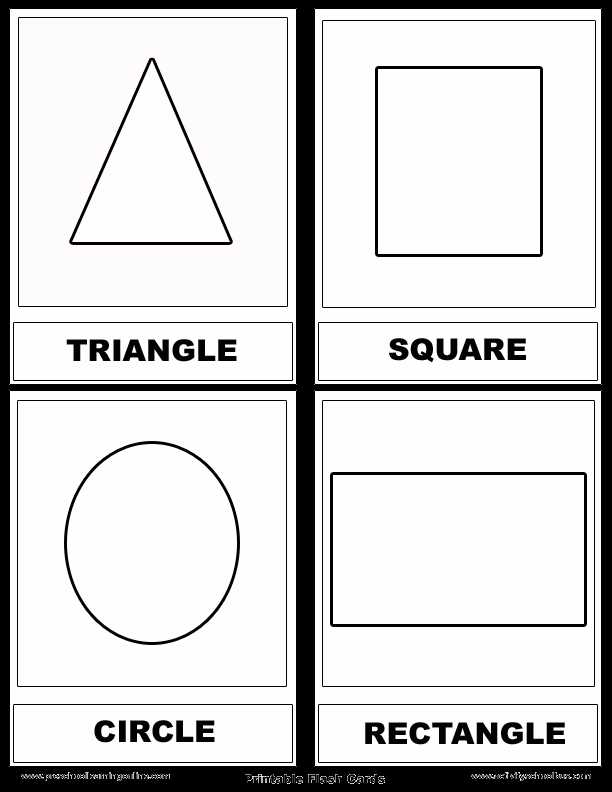 printable shapes flash cards printable shapes flash cards