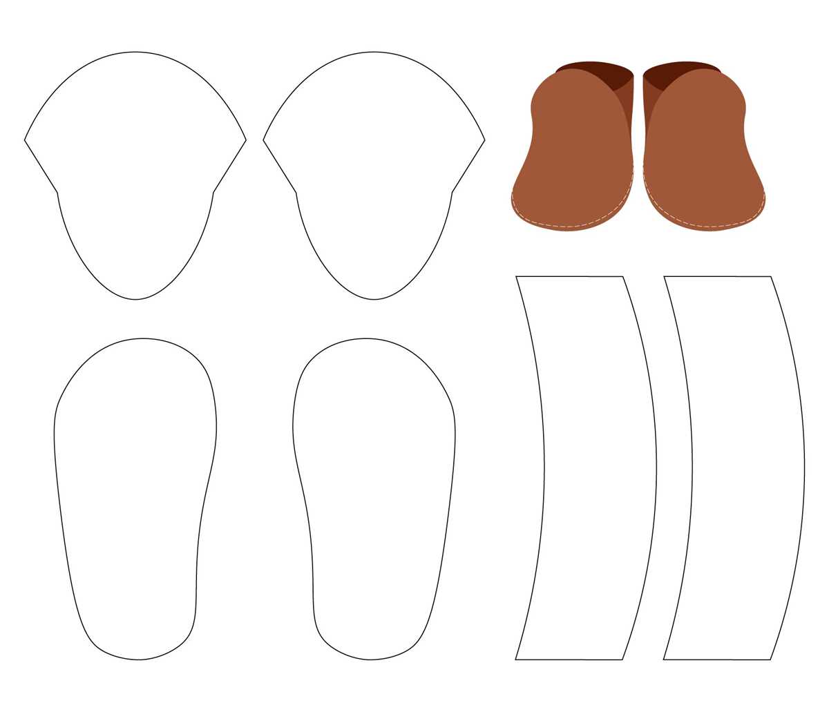 printable shoe template