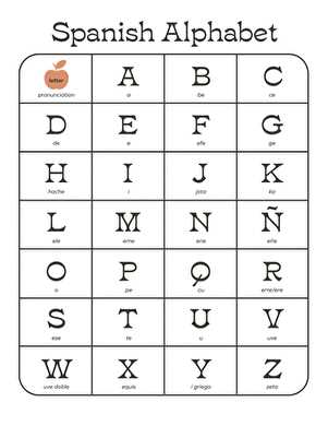 printable spanish sheets