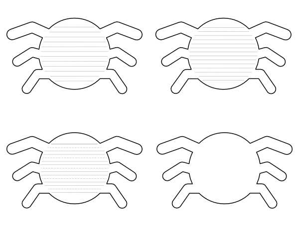 printable spider template