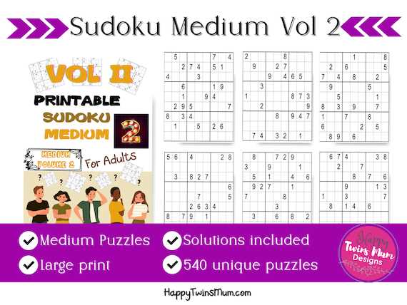 printable sudoku medium level