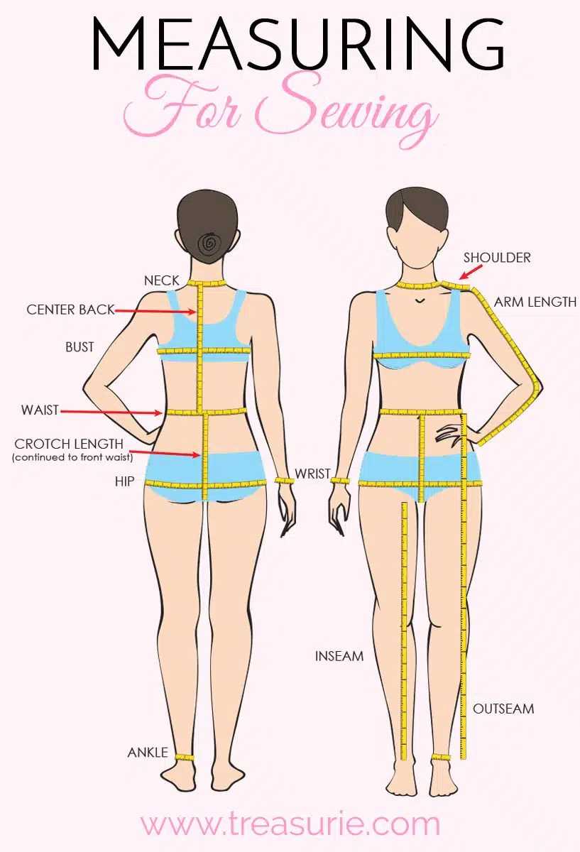 printable tailor measurement chart