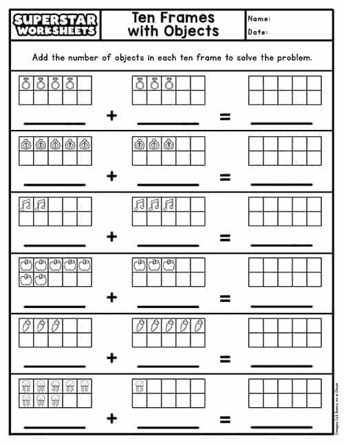 printable ten frame