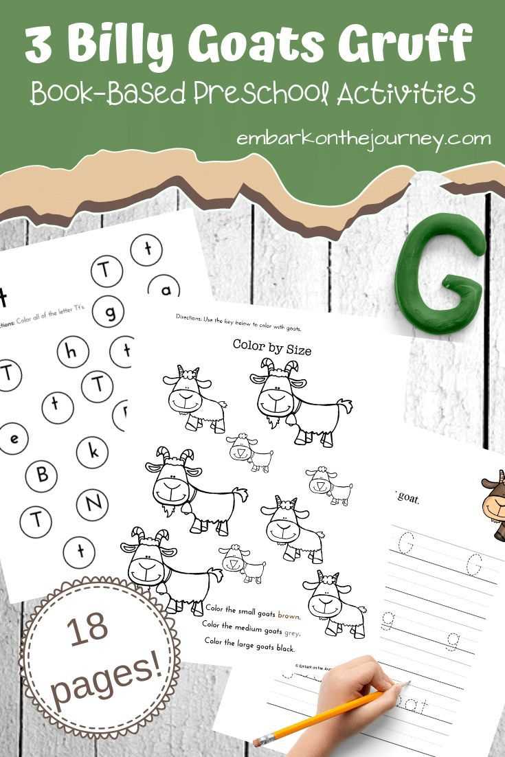 printable three billy goats gruff printable three billy goats gruff