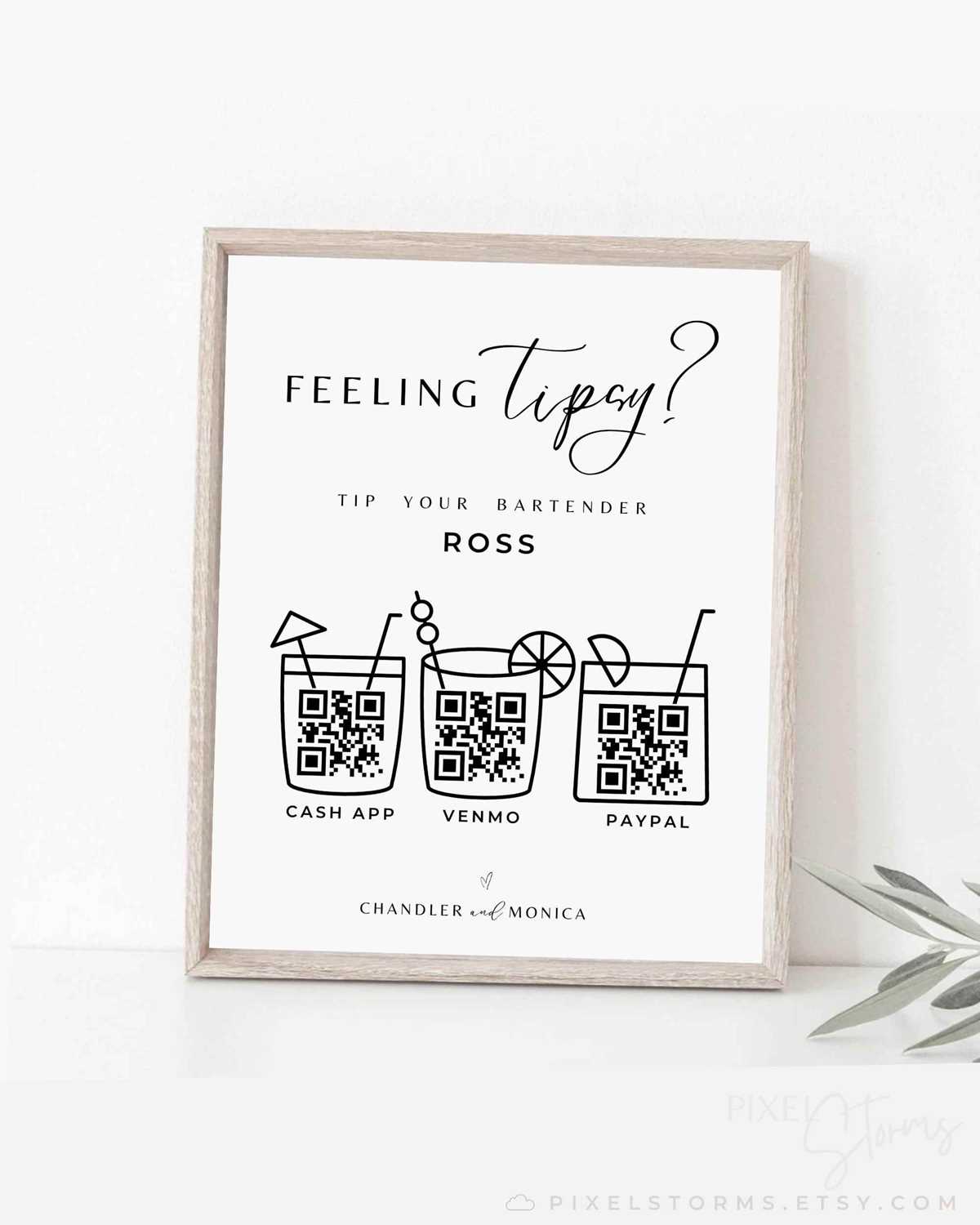printable tip sign