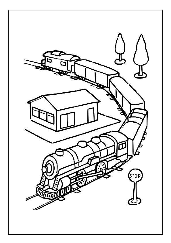 printable train images
