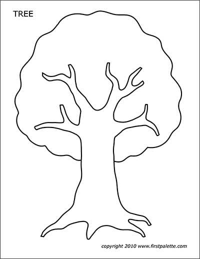 printable tree craft