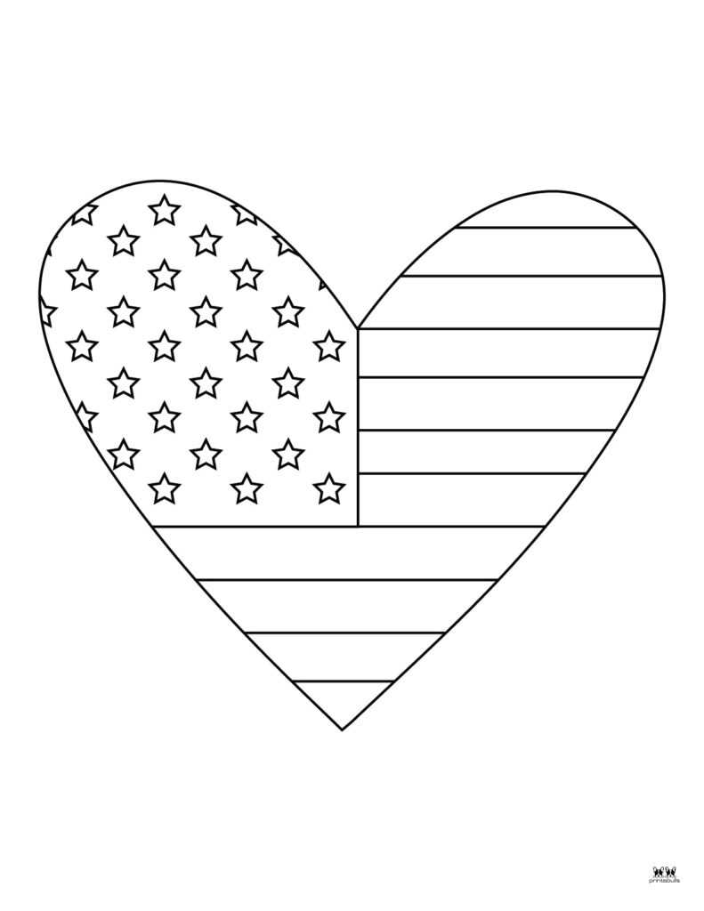 printable us flag template