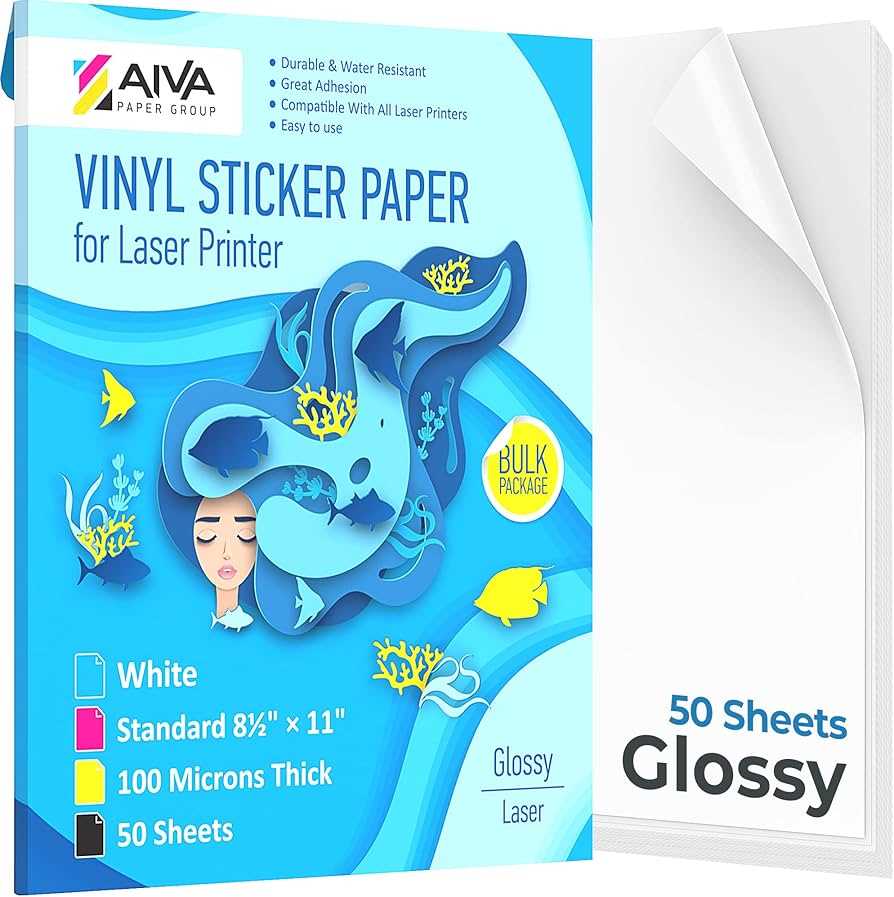 printable vinyl sticker paper nearby