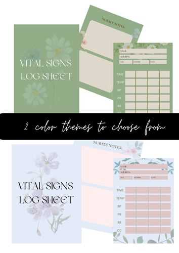 printable vital signs sheet